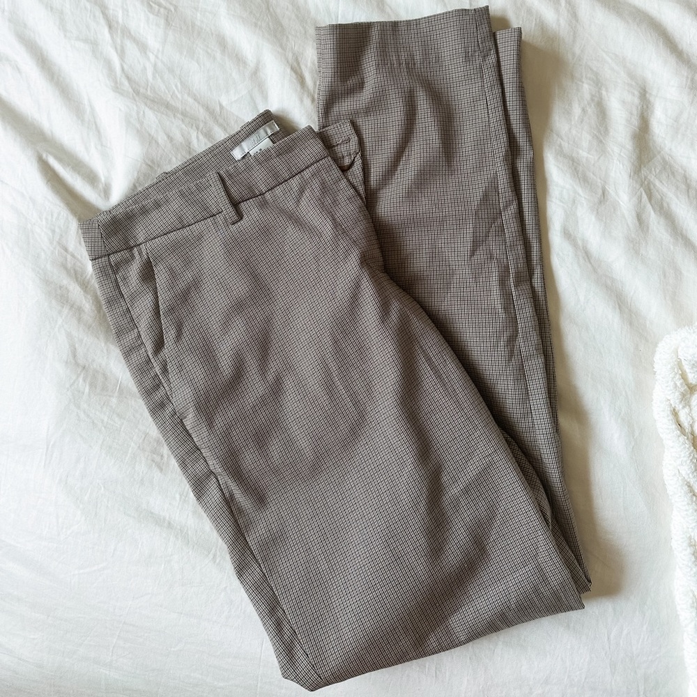 H&M fall plaid dress pants